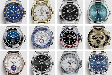 how many types of rolex watches are there|different rolex models for beginners.